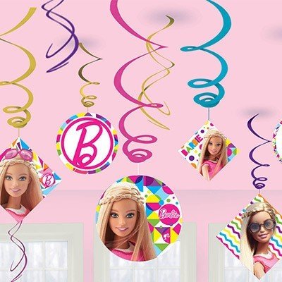 Спирали Барби 46-60 см, 12 штук