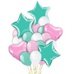 Букет из шаров Мятный 