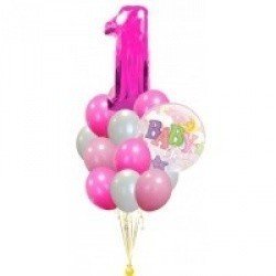 Букет  из шаров BABY девочка