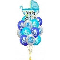 Букет из шаров  спасибо за сына