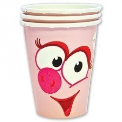 Стаканы Смешарики Нюша, 8 штук