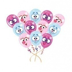 Облако шаров смешарики  50 шт