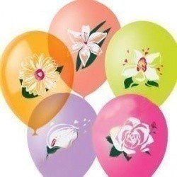 Облако шариков Цветы 100 шт