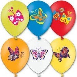 Облако шариков Бабочки 100 шт
