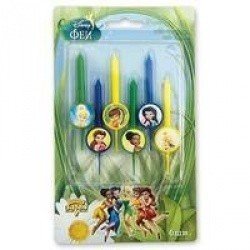 Свечи для торта Disney Феи 6 шт