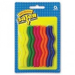 Свечи для торта зигзаг 10 штук