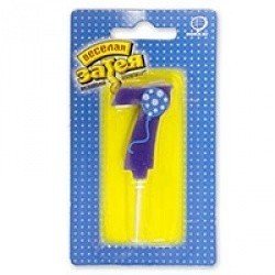 Свеча цифра Шарик  7  5 см