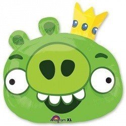 Шар фигура Angry Birds Король Свиней, 58 см