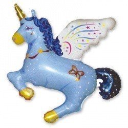 Шар фигура Единорог волшебный