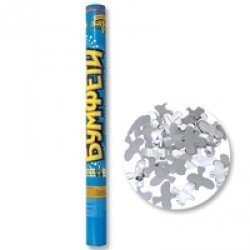 Хлопушка 60см конф бум фольг Голуби