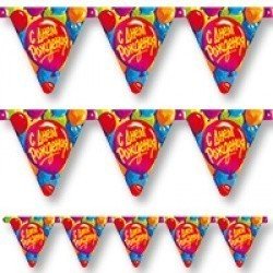 Гирлянда  вымпел С ДР Шары 200см