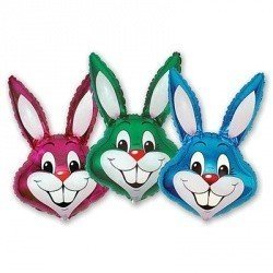 Шар фигура Кролик зеленый