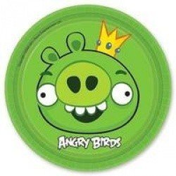 Тарелки Angry Birds 17см 8 штук