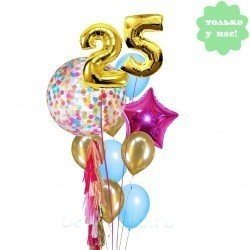 Букет из шаров Опять 25