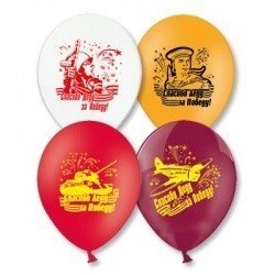 Облако Больших шаров Спасибо Деду за Победу 35 см 100 шт