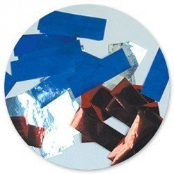 Конфети фольга бел/син/красн 500 грамм