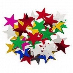 Конфетти звезды ассорти 17гр