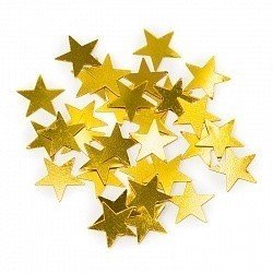 Конфетти звезды золото 17гр