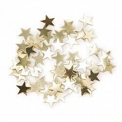 Конфетти звездочки золото 17гр
