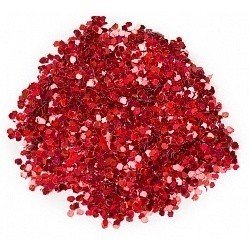 Конфетти блестки красные 17гр