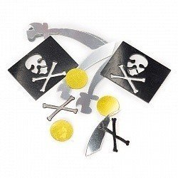 Конфетти пираты из бумаги 17гр.