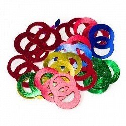 Конфетти кольца ассорти 17гр.