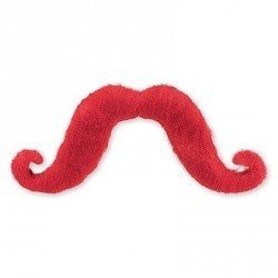 Усы красные