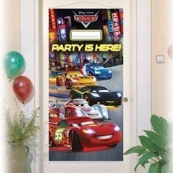 Баннер на дверь Тачки Неон