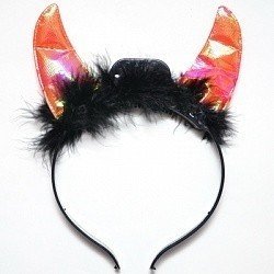 Ободок с рогами 