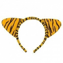 Ободок с ушками Тигренок