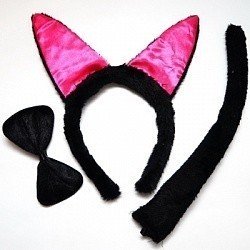 Набор Кот черный фуше