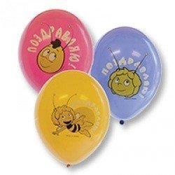 Облако шаров Пчелка Майя 100 шт