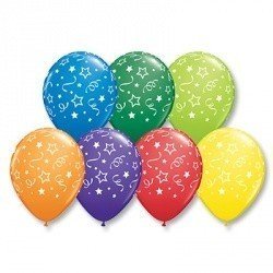 Облако шаров Звезды Конфетти 50 шт