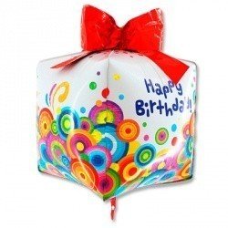 Шар 3d Куб HB Подарок голография