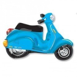 Шар ФИГУРА STREET Скутер синий