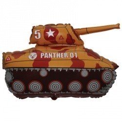 Шар фигура Танк коричневый