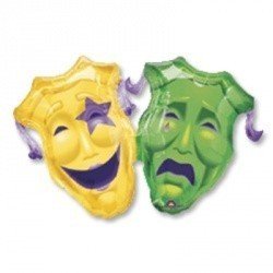 Шар фигура Маски комедия-трагедия