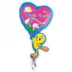 Шар фигура Твити с сердцем