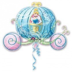Шар фигура Золушка в карете