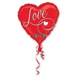 Шар ДЖАМБО Love Завиток простой