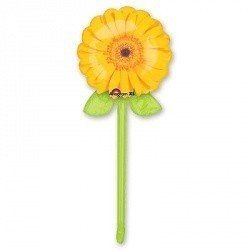 Шар фигура Георгин желтый