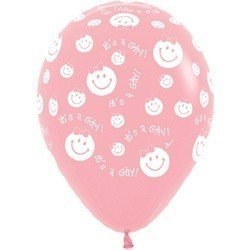 Облако шаров Улыбка девочка 100 шт