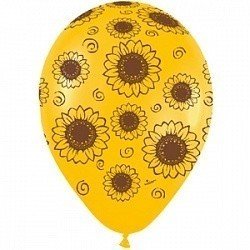Облако шаров Подсолнухи 100 шт