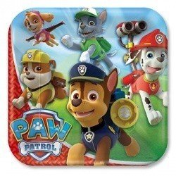 Тарелки большие Щенячий Патруль, 8 штук