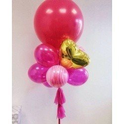 Букет из шаров Малиновый сорбет