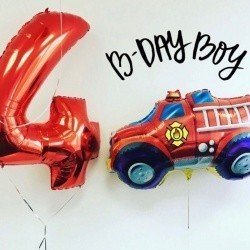 Готовое решение Поздравление с Пожарной машиной
