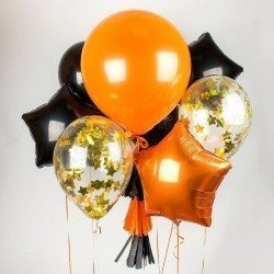 Букет из шаров Хеллоуин
