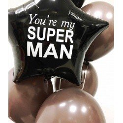 Фонтан из шаров для мужчины My Super Man