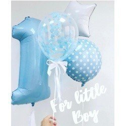 Букет из шаров на 1 год мальчику