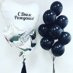 Готовое решение Белое Сердце и Черный виноград